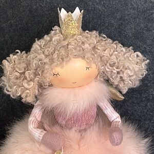 HOBBY LOBBY Handmade‎ 12” Fairy Doll with Gold Shoes